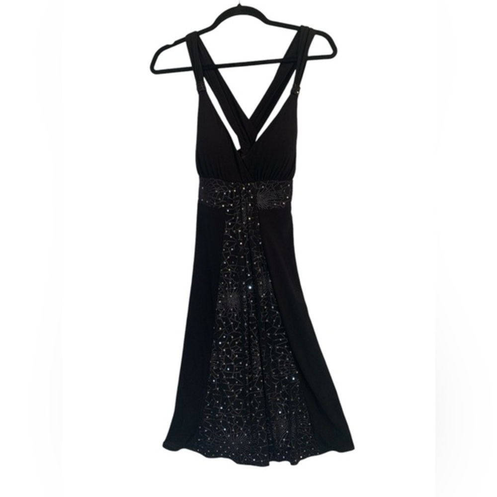 R&M Richard’s Black Formal Sz 12 Silver Detailing